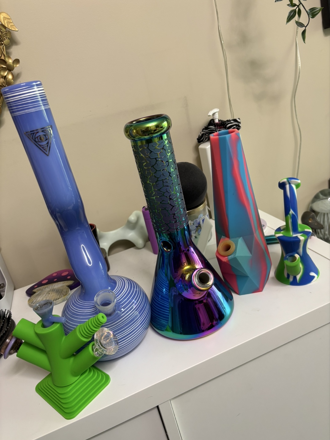 Four Unique Water Pipes