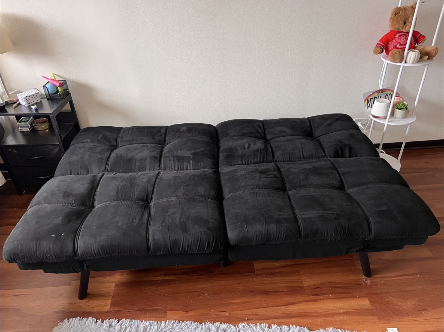 Black Futon Couch - photo 2