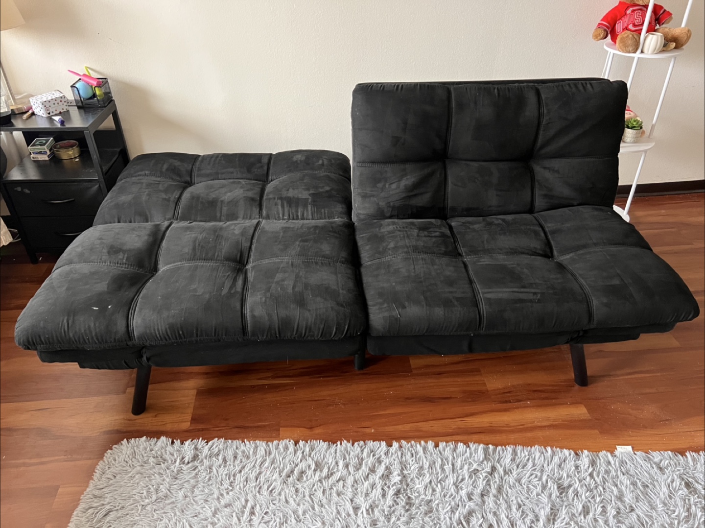 Black Futon Couch - photo 3