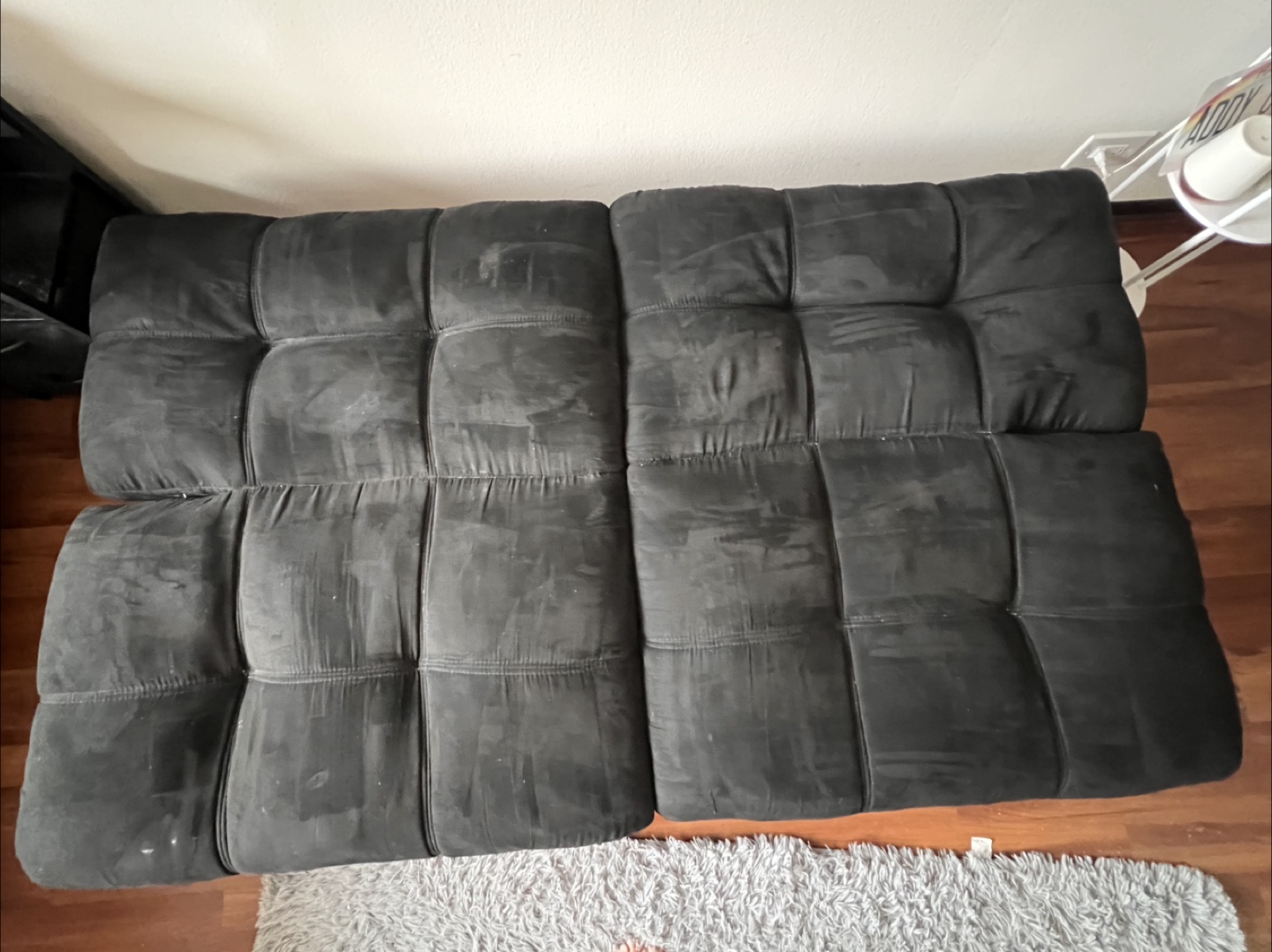 Black Futon Couch - photo 5