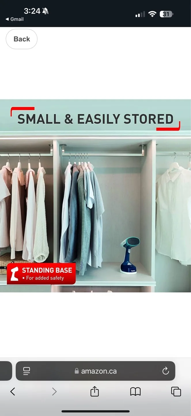 Tefal Access Steam Travel Garment Steamer image indicator(5)