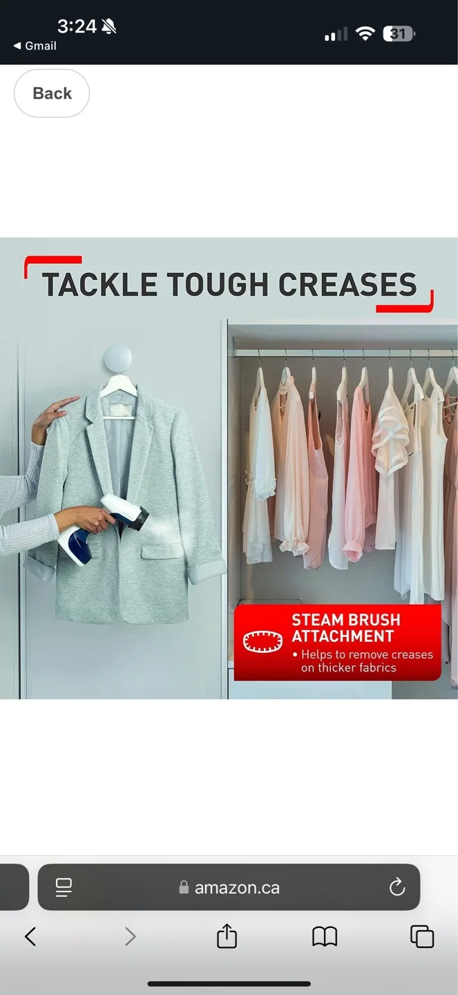 Tefal Access Steam Travel Garment Steamer image indicator(2)
