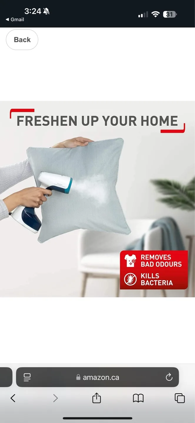 Tefal Access Steam Travel Garment Steamer image indicator(6)