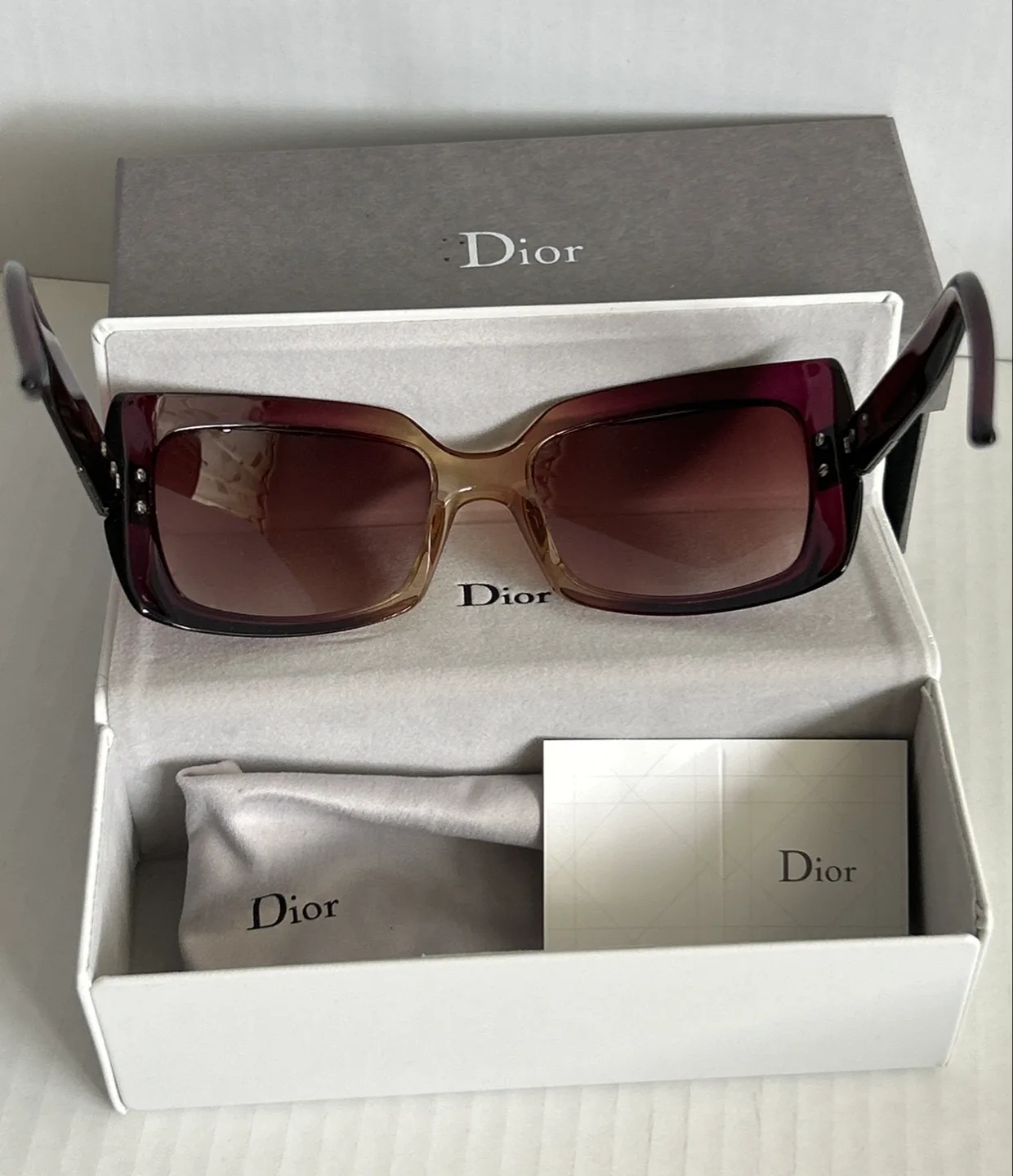 Dior Sunglasses - Purple Square Frame image indicator(3)
