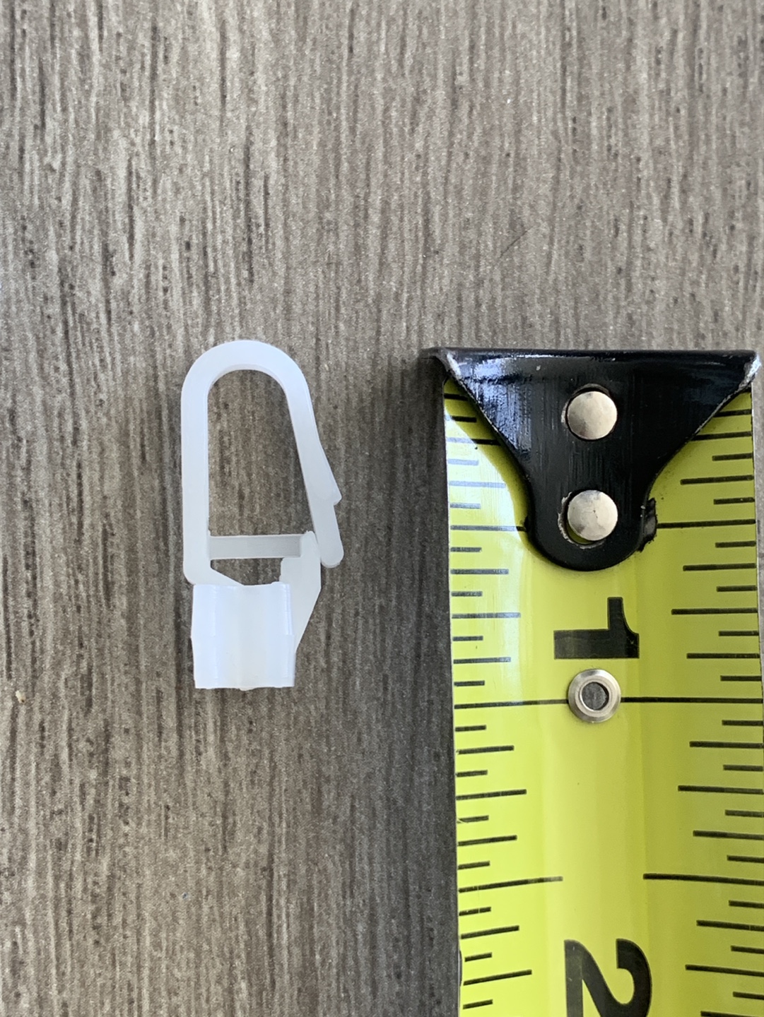 Lot of 17 White Plastic Curtain Rail Hooks/Clips - photo 4