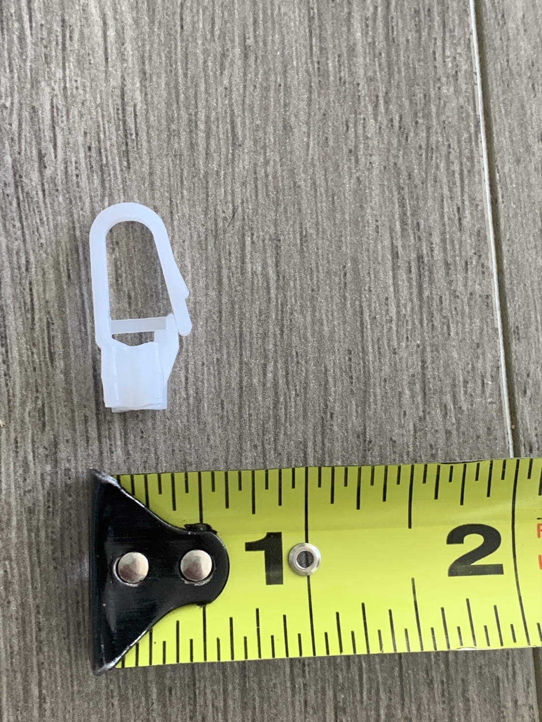 Lot of 17 White Plastic Curtain Rail Hooks/Clips - photo 5