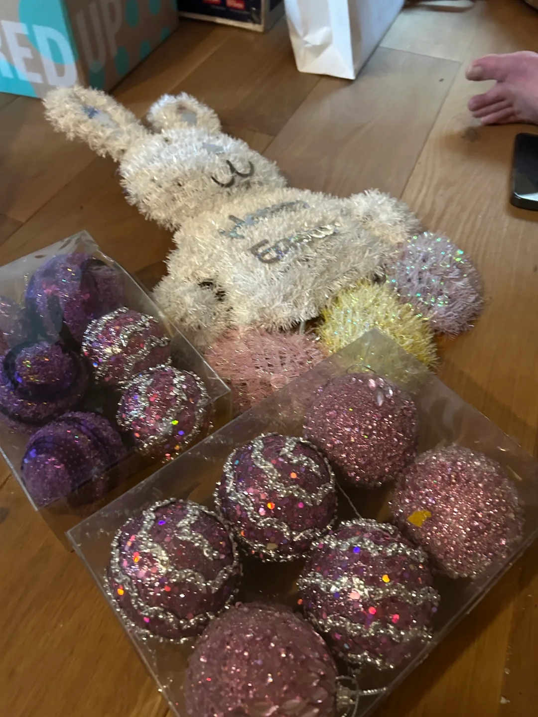 Three sets of sparkly Seasonal ornaments image indicator(2)