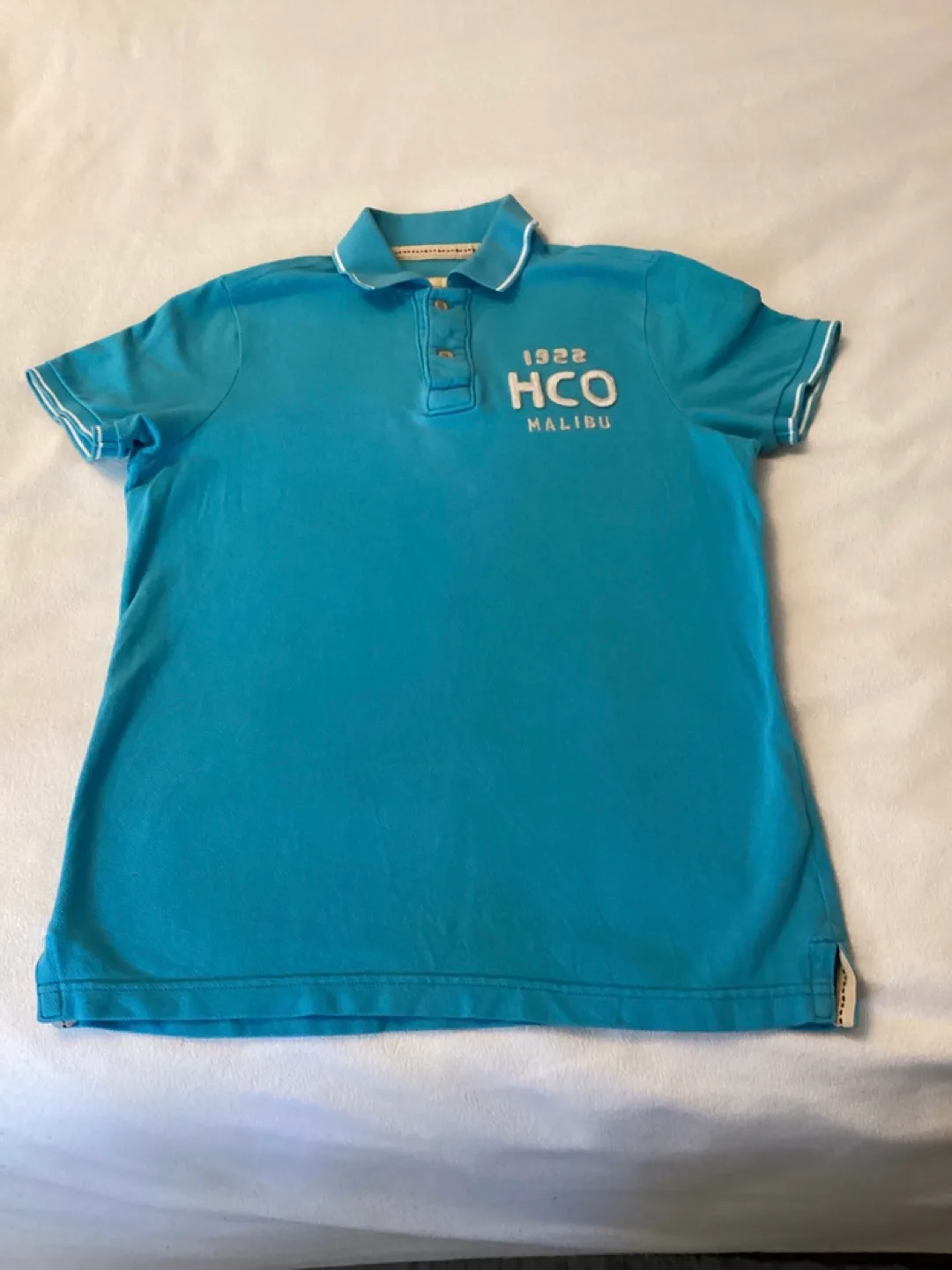 YOUNG MENS HOLLISTER POLO T-SHIRT thumbnail