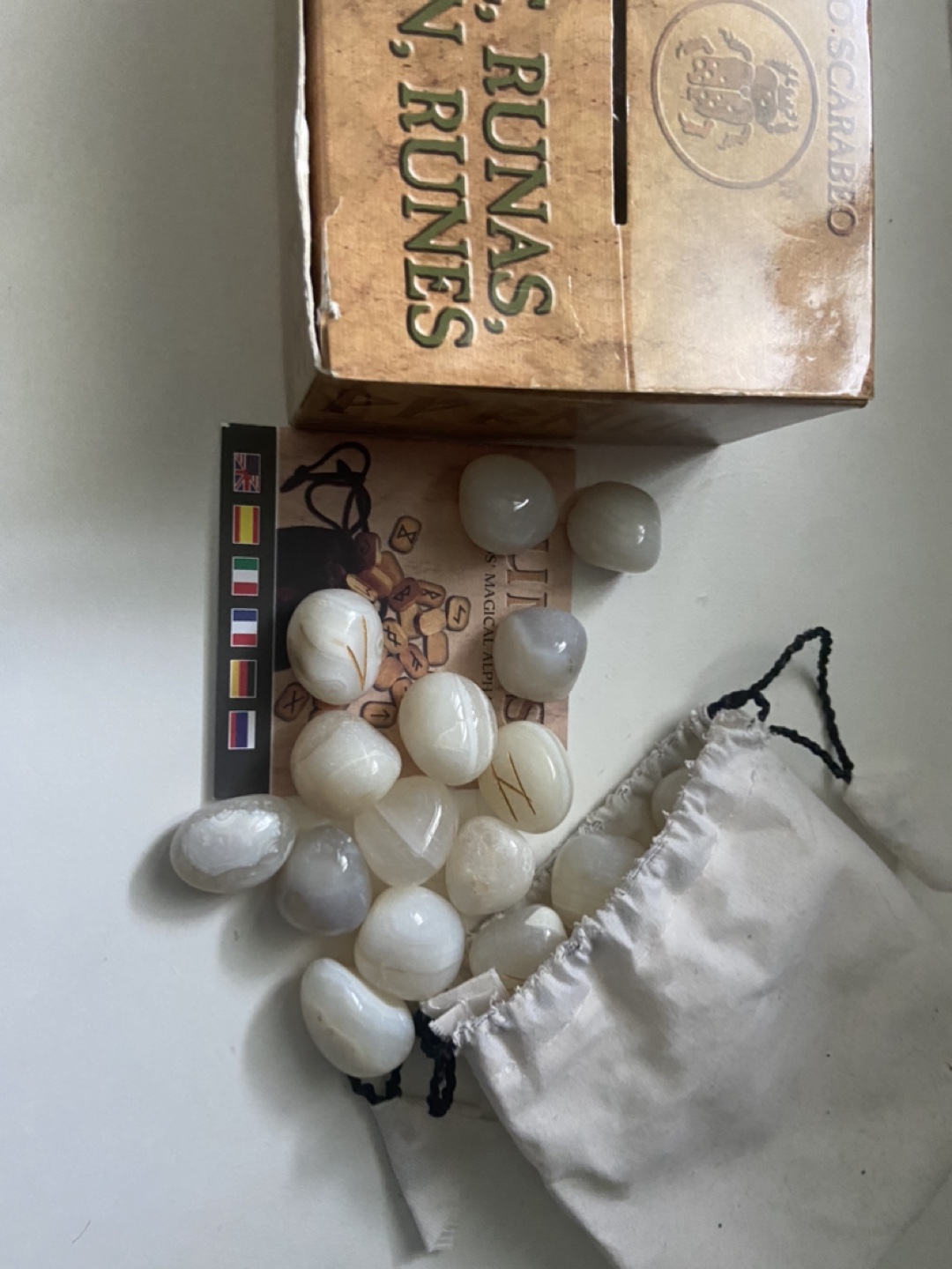 Rune Crystals Set -  Complete with Box and Bag - photo 3
