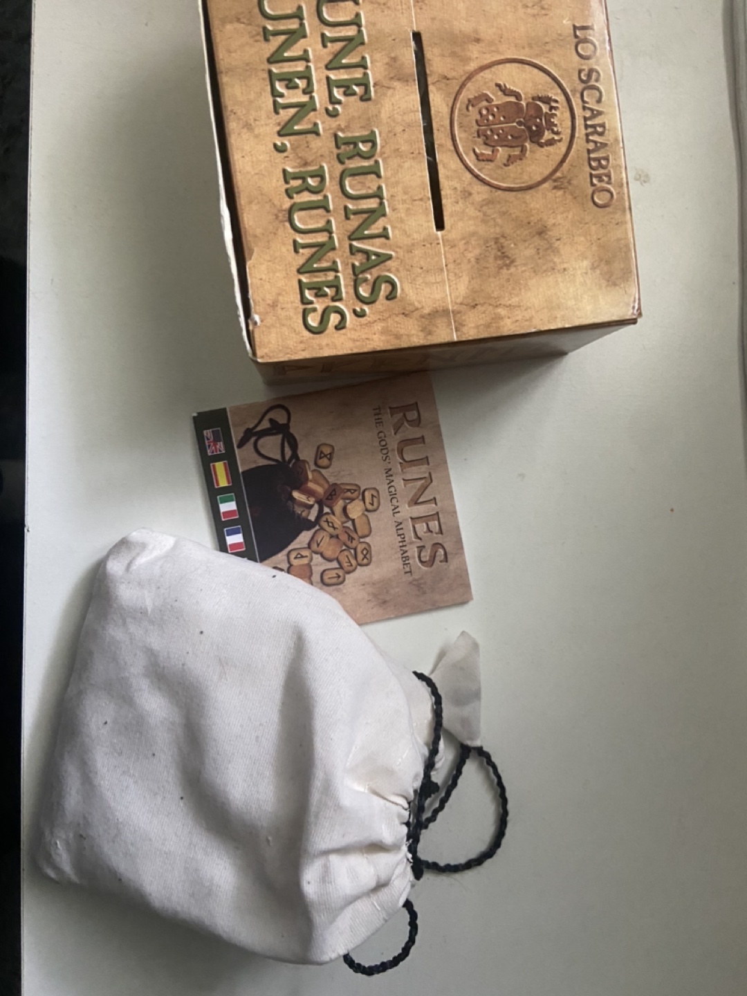 Rune Crystals Set -  Complete with Box and Bag - photo 2