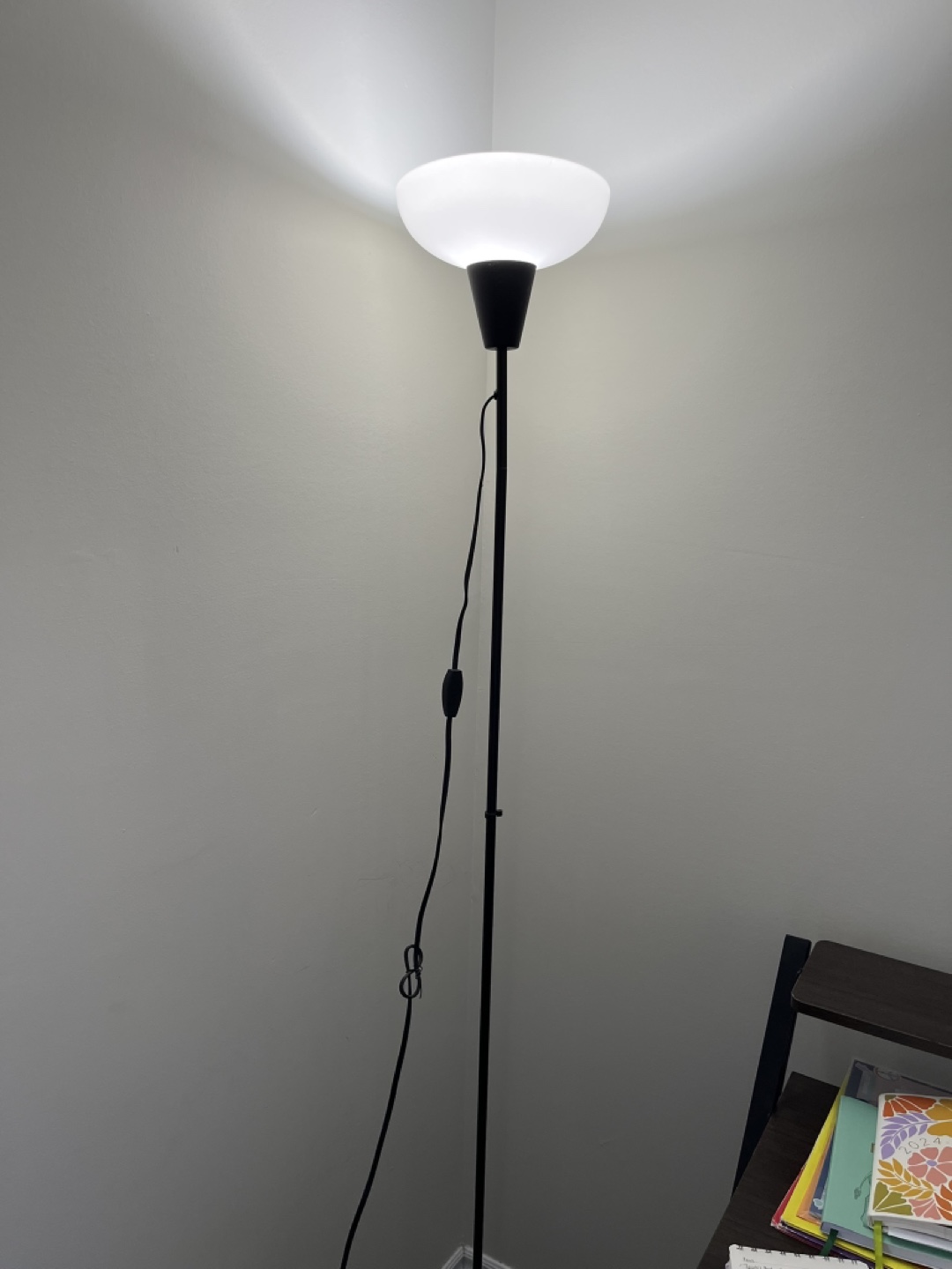 Floor Lamp - Simple Design, White Shade - photo 2