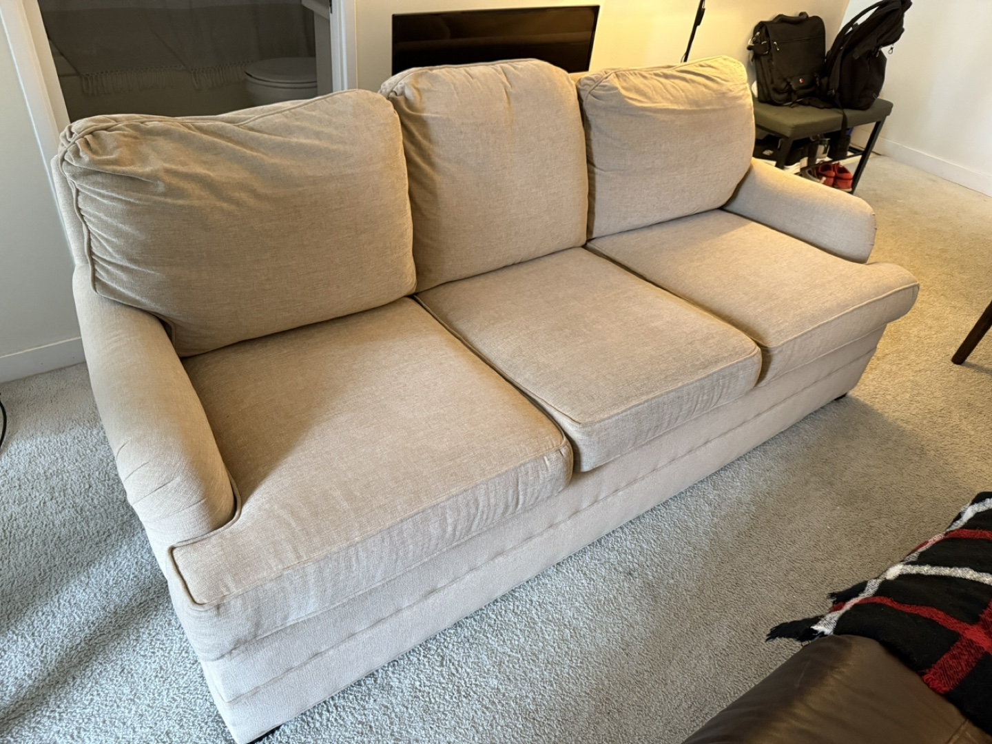 Beige Sofa