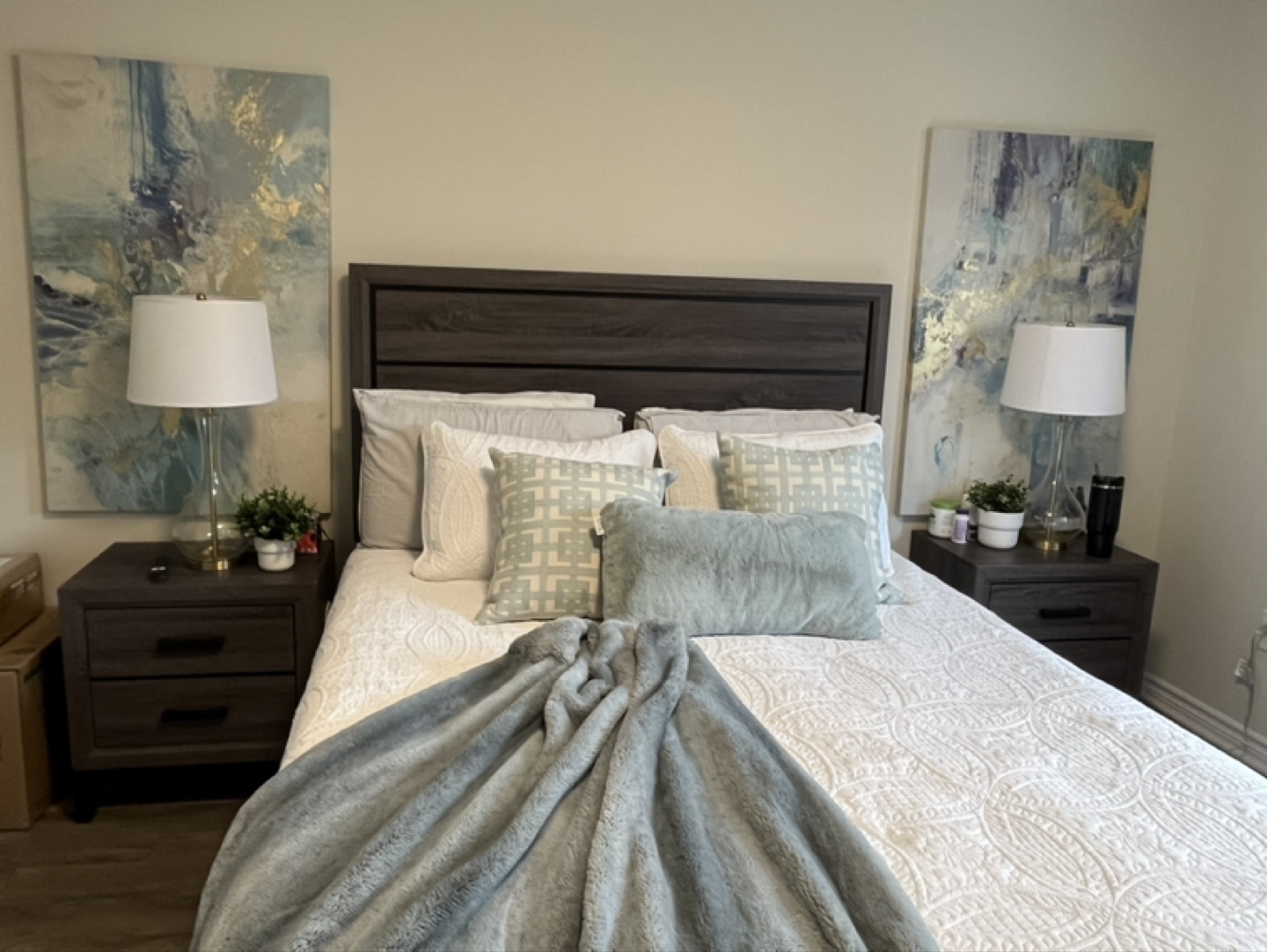 Queen Size Bedframe - Mattress and Box Spring not included