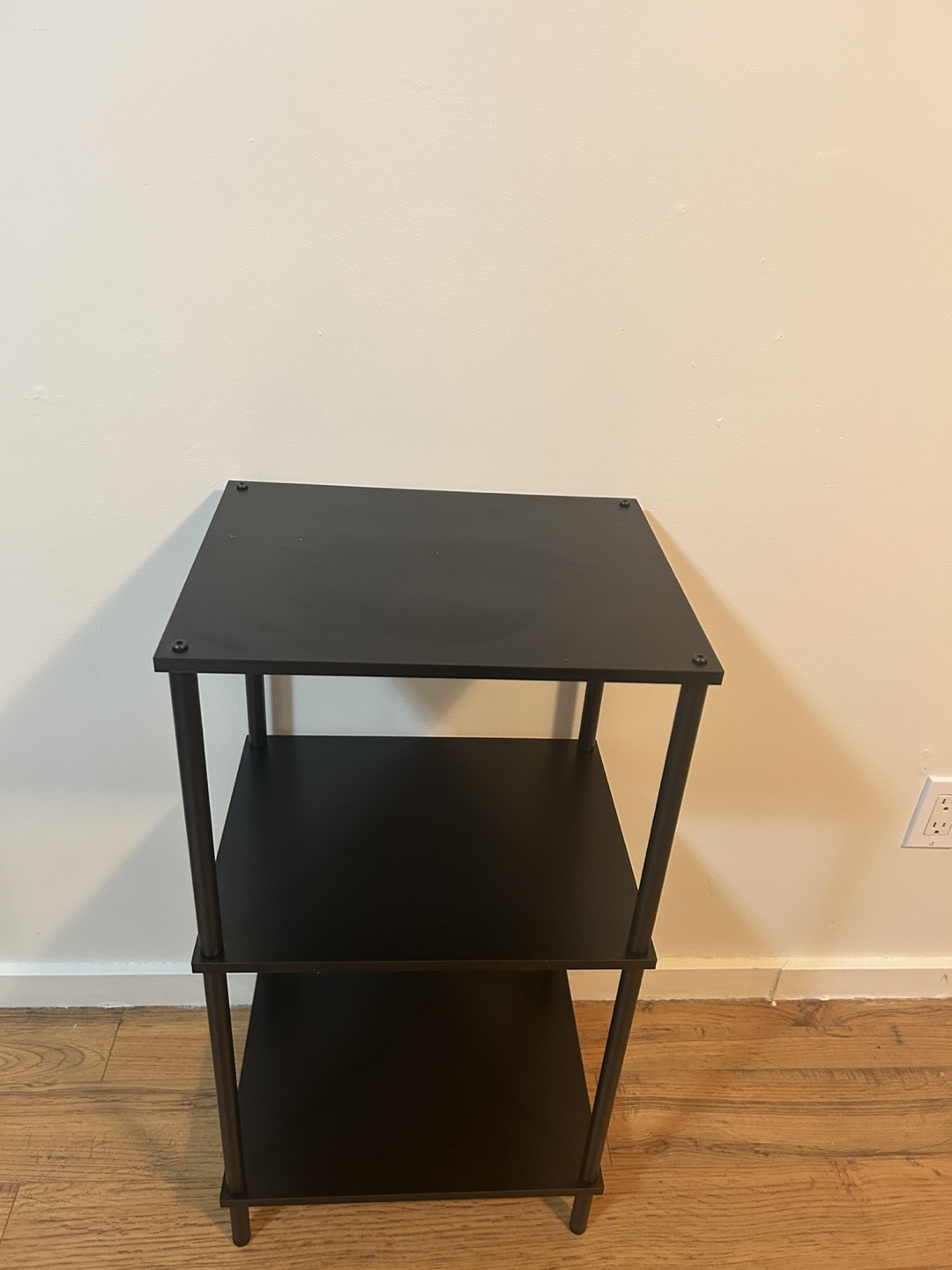 Black 3-Tier Shelf Unit
