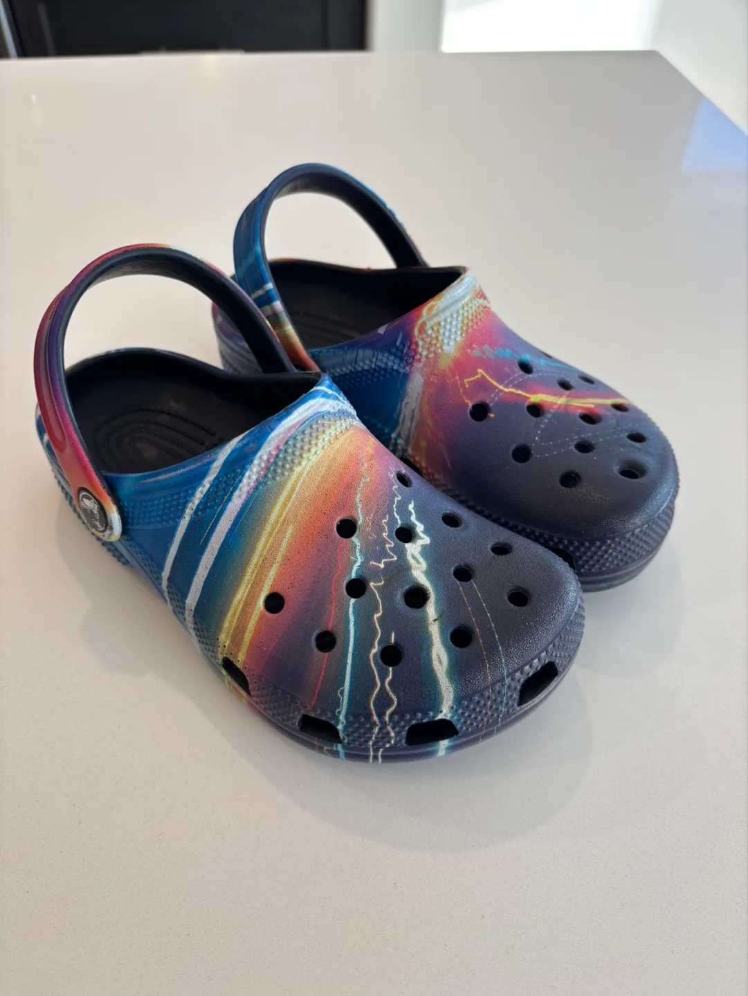 Children’s Tye Dye Crocs For Sale thumbnail