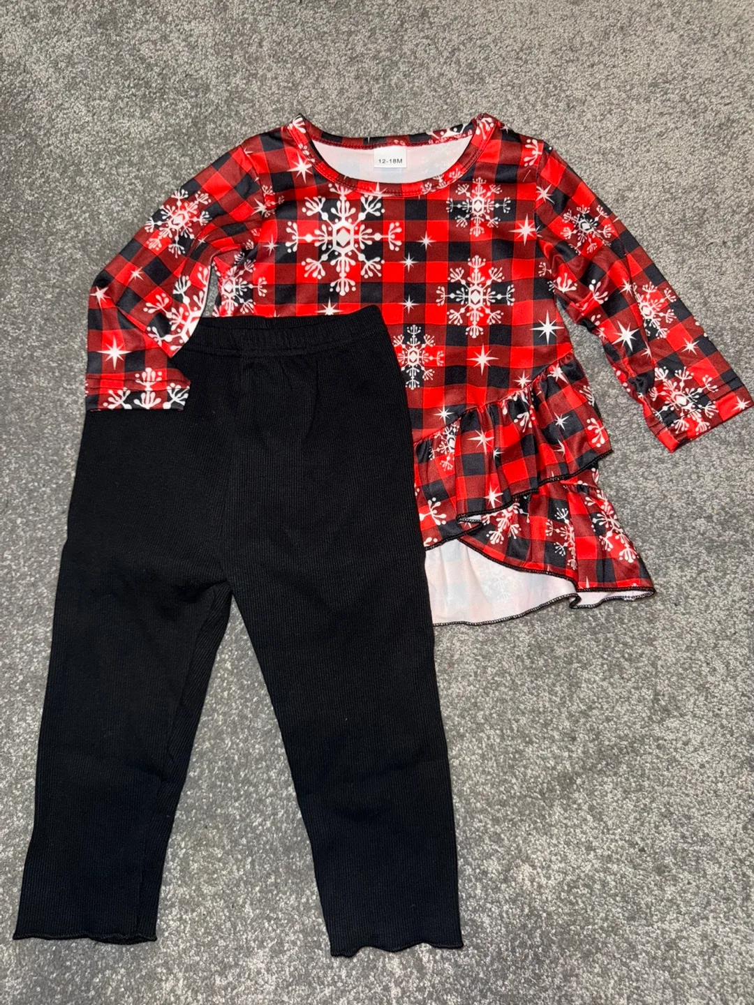 Xmas Outfit Set for Baby Girls (12-18 Months) image indicator(3)