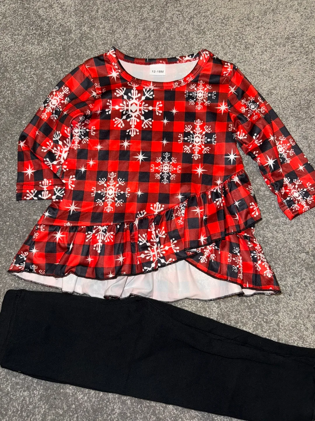 Xmas Outfit Set for Baby Girls (12-18 Months) image indicator(4)