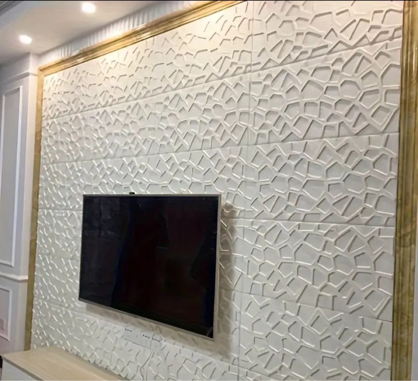 20 Pack Off White 3D Wall Panels. image indicator(2)