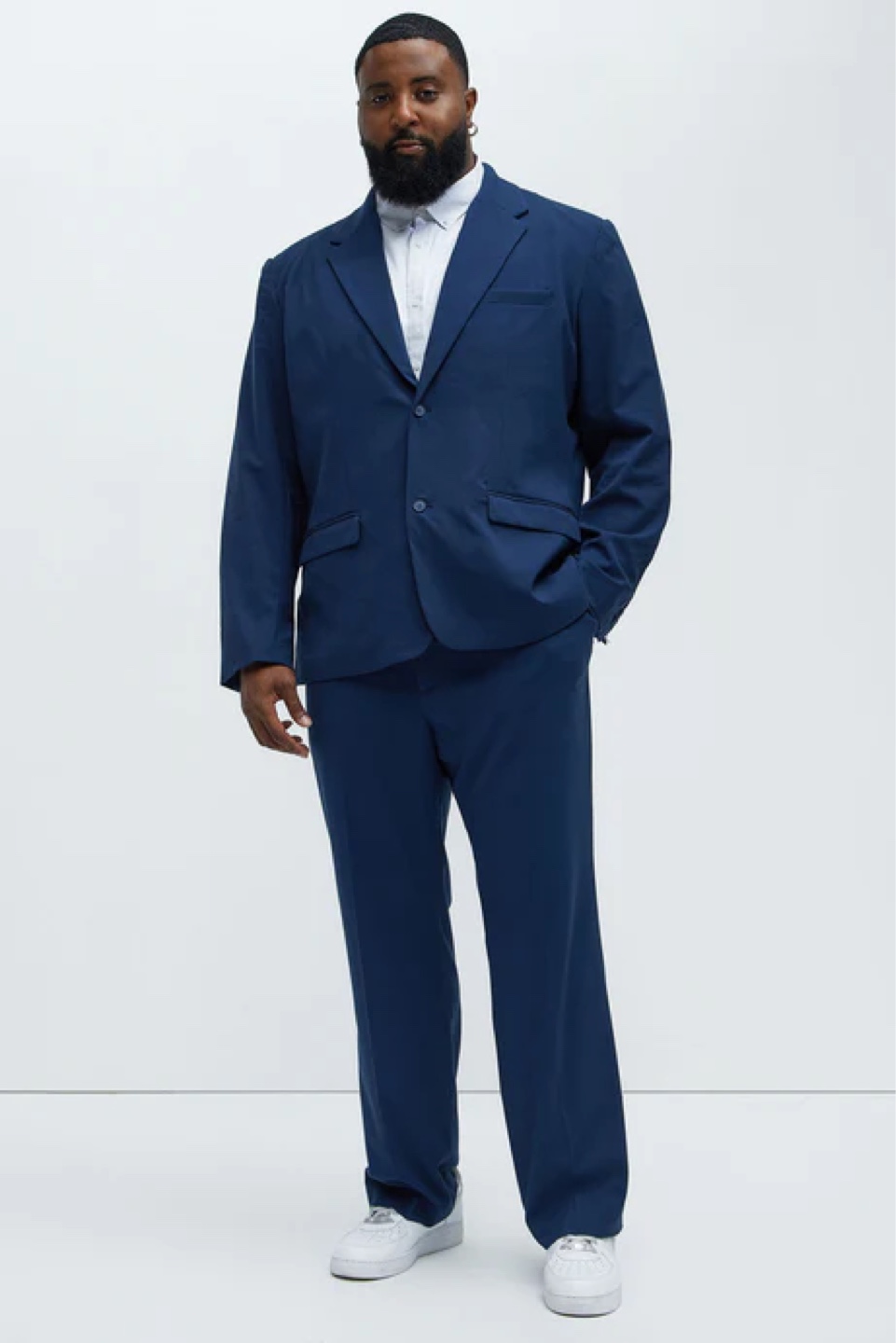 The Modern Stretch Suit Jacket - Navy - photo 5