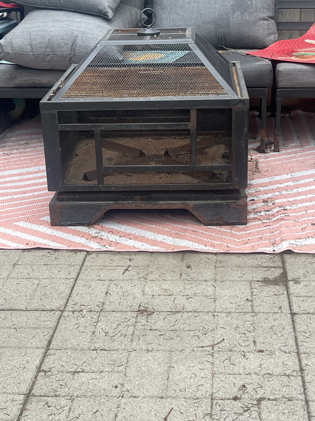 Outdoor Fire Pit with Cover - photo 2