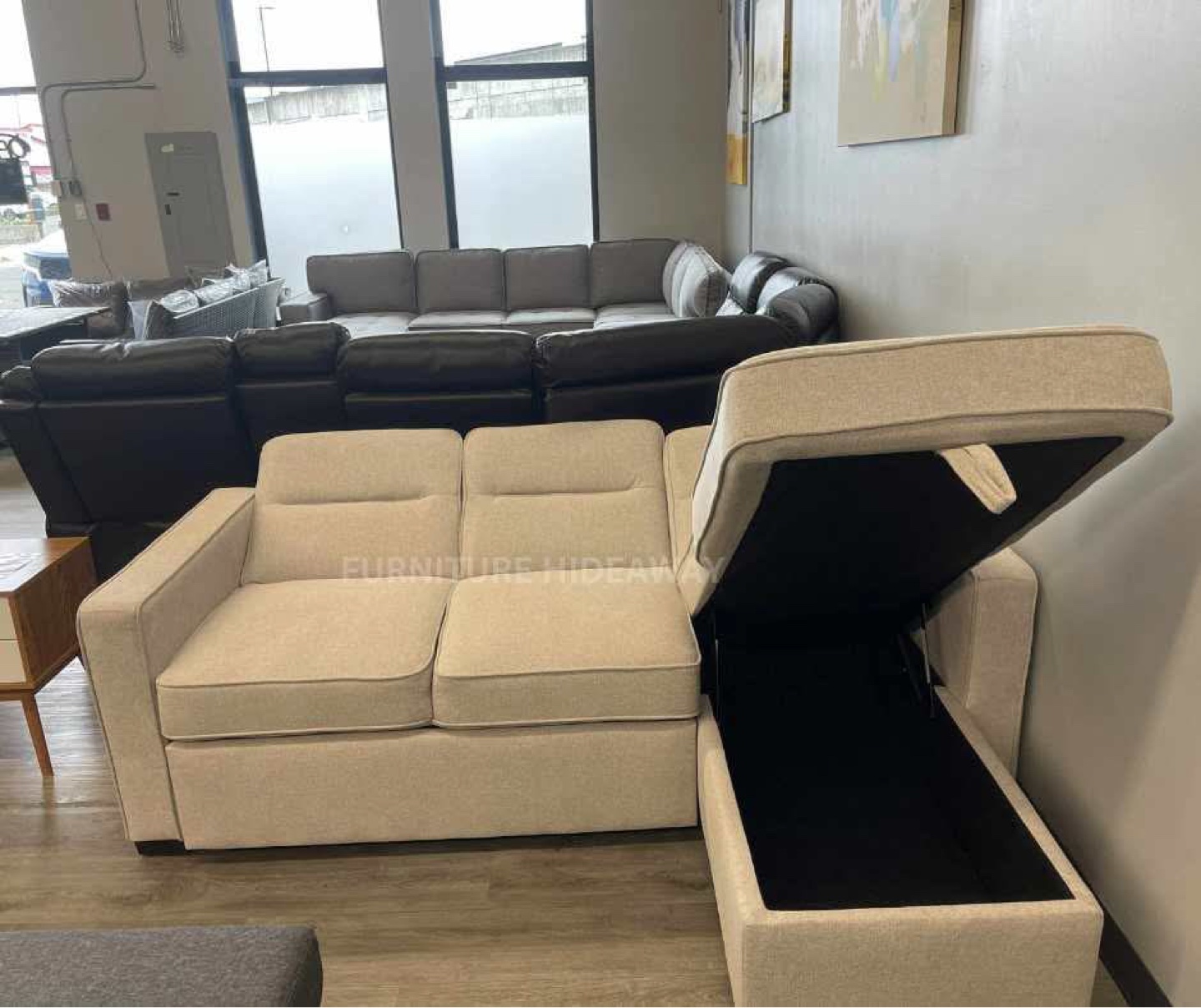 NEW FABRIC ✨ SLEEPER SECTIONAL SOFA 🔥 - photo 2