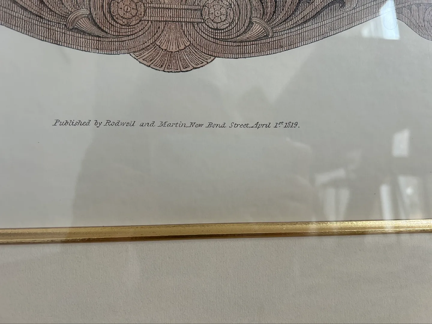 Antique Greek Pottery Print Framed in Dark Wood image indicator(2)