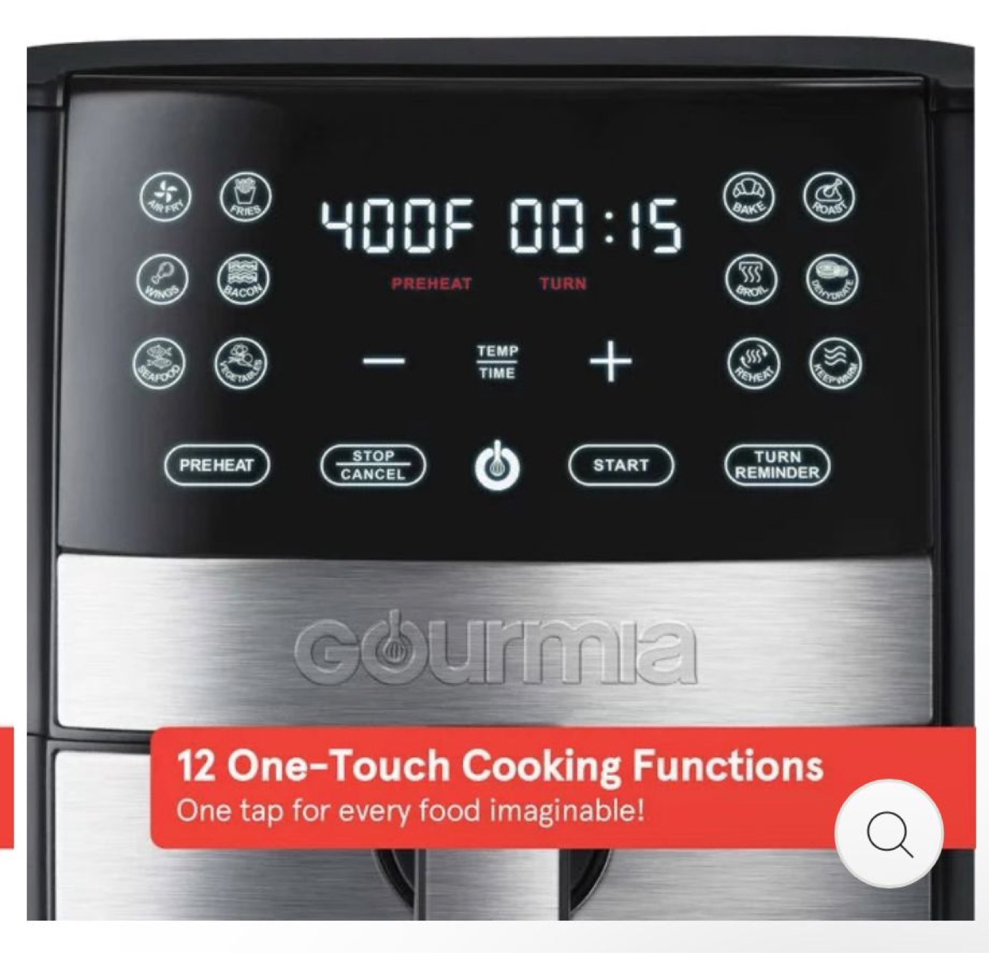 Gourmia Digital Air Fryer - 8qt - BRAND NEW - photo 2