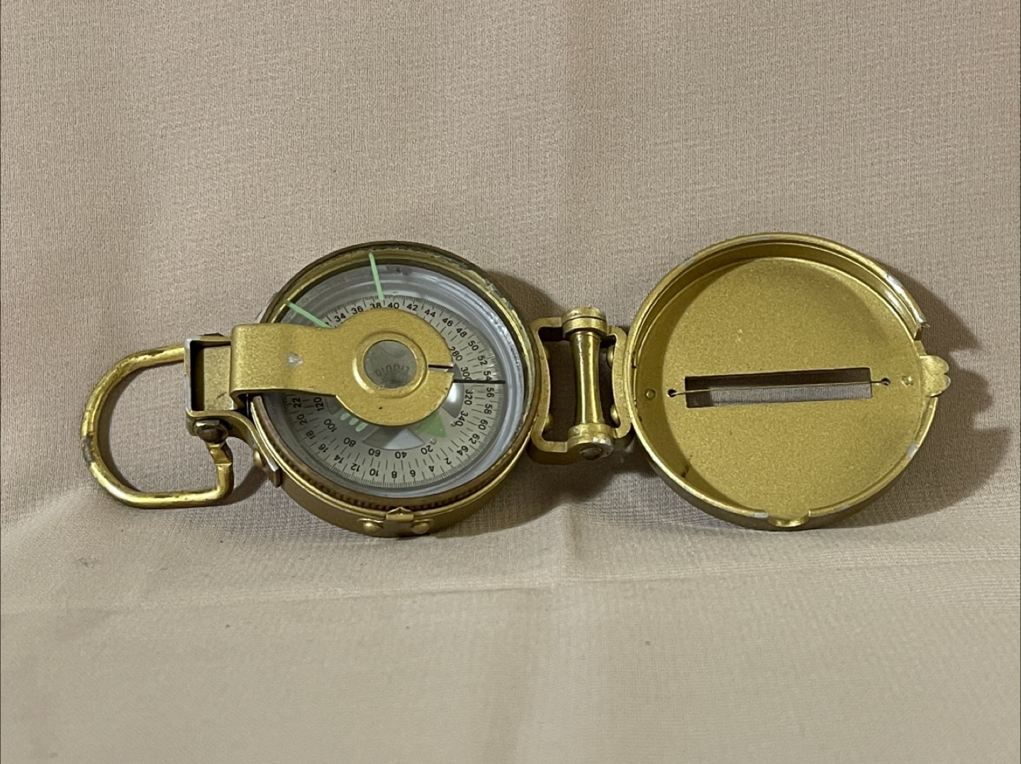 Vintage Lensatic Liquid Filled Compass - photo 4