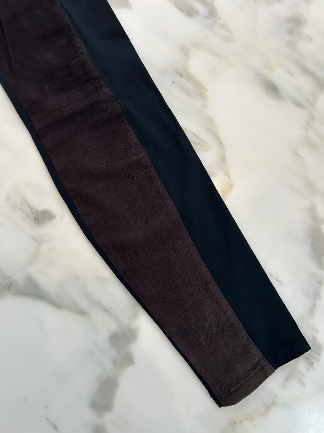 Vintage Helmut Lang 2-tone Lamb Leather Pants - Size 4 image indicator(3)