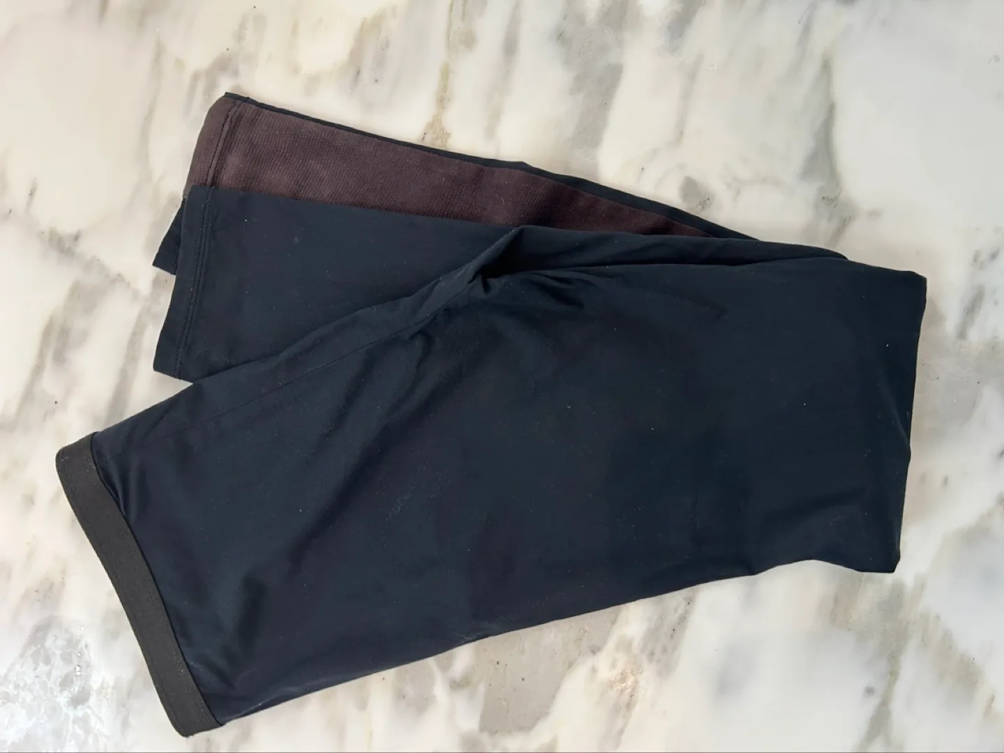 Vintage Helmut Lang 2-tone Lamb Leather Pants - Size 4 image indicator(4)