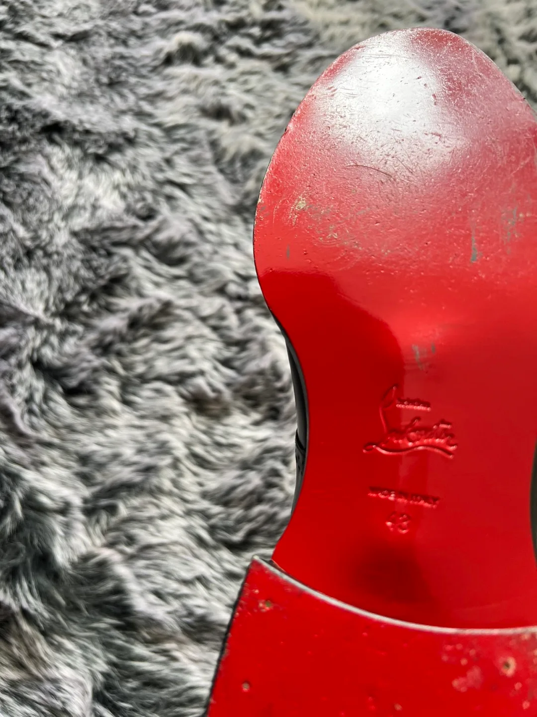 Authentic Christian Louboutin Black Leather Boots image indicator(8)