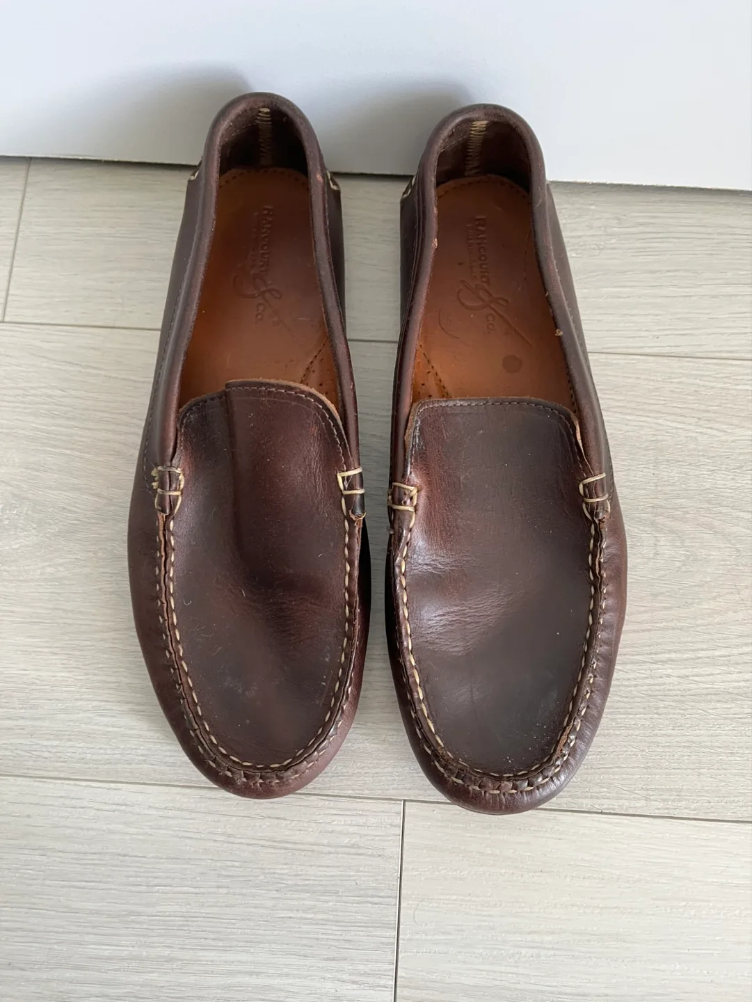 Rancourt & Co. - Men's Brown Leather Loafers Size 8 thumbnail