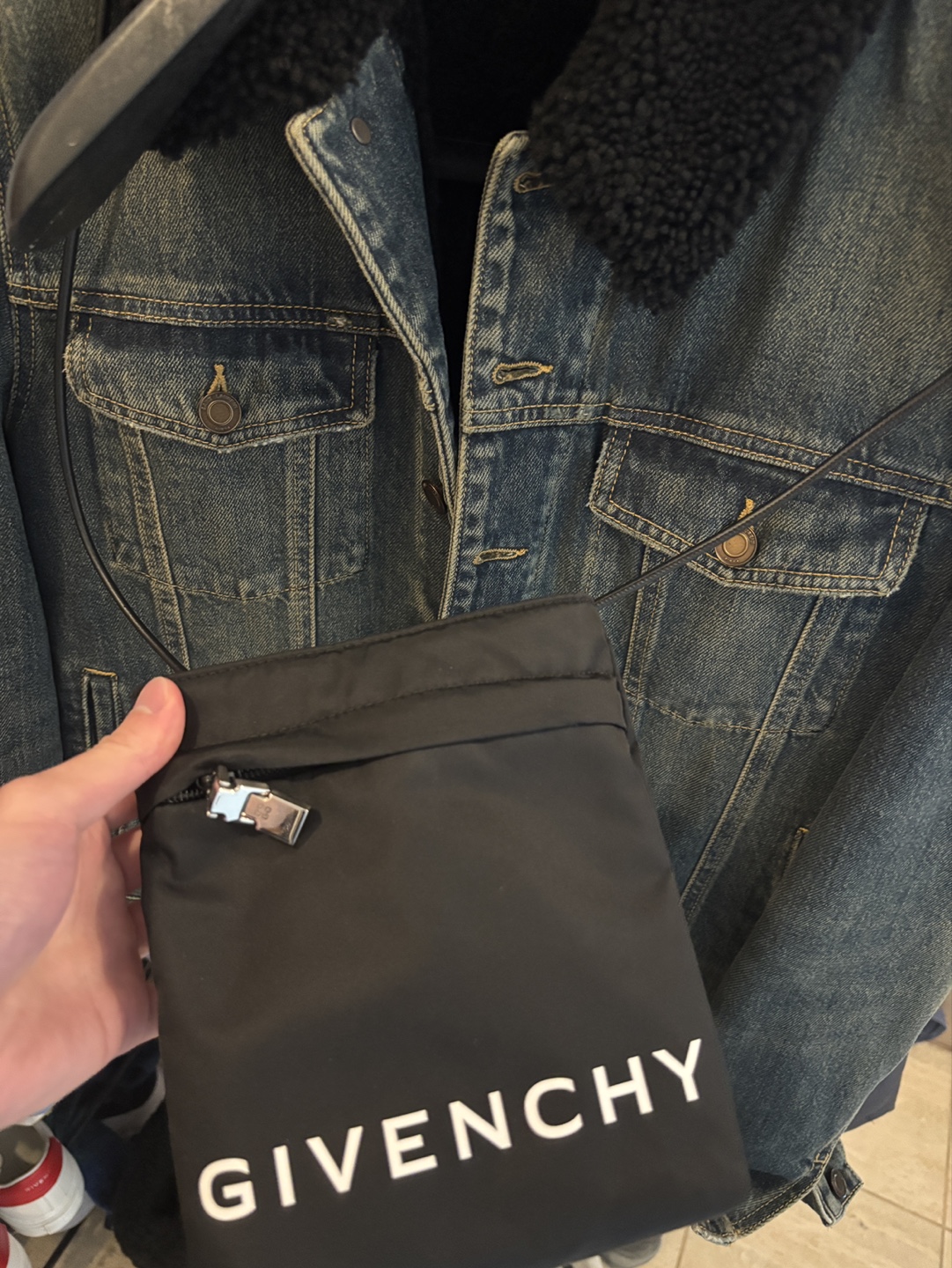 Givenchy Logo Printed iPhone Pouch - photo 2