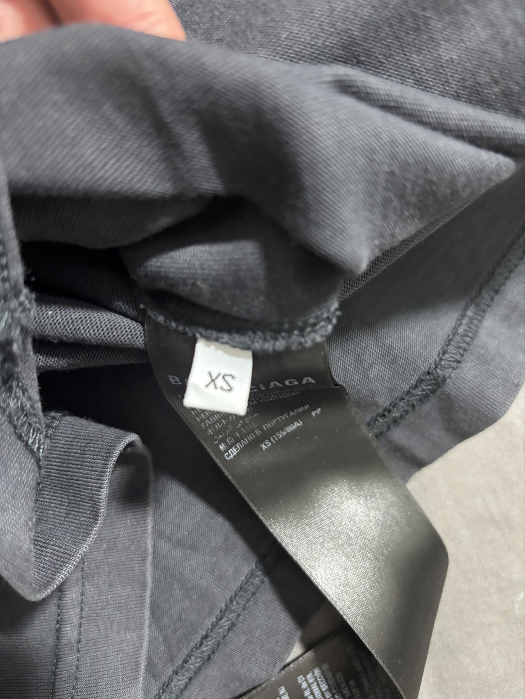 Balenciaga Paris Logo T-Shirt - Size XS - photo 2
