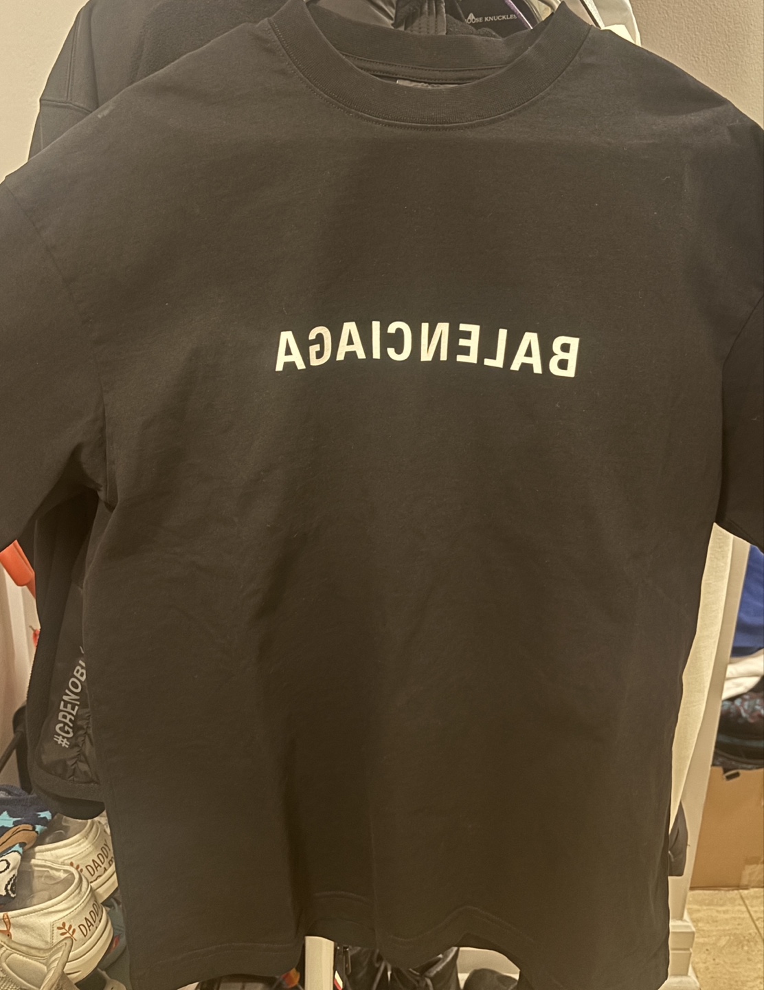 Balenciaga mirrored Logo T-Shirt