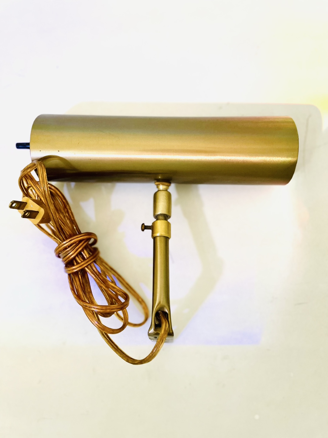 Vintage Mid-Century Brass Desk Lamp - photo 2