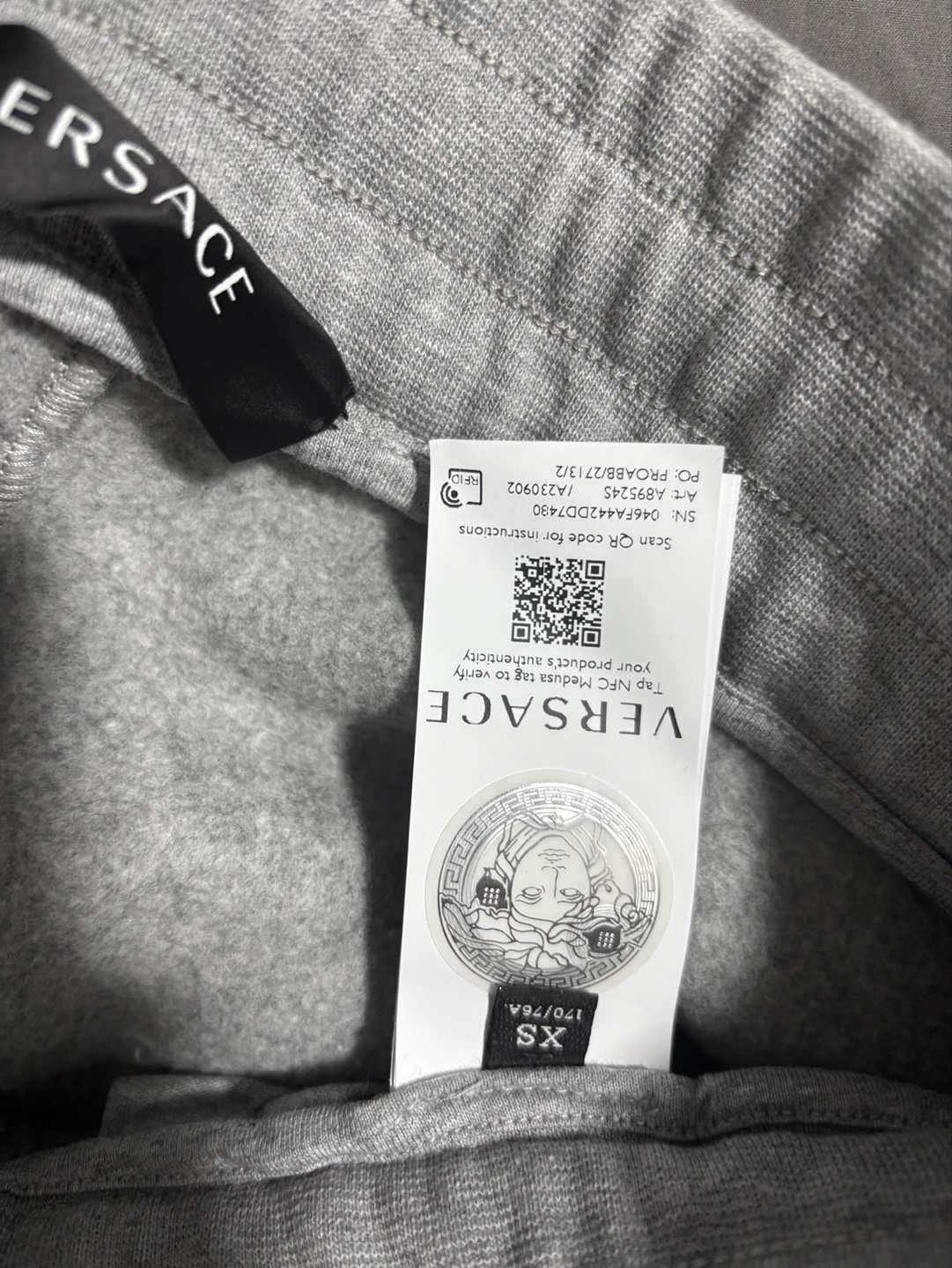 VERSACE Joggers XS Gray - photo 2