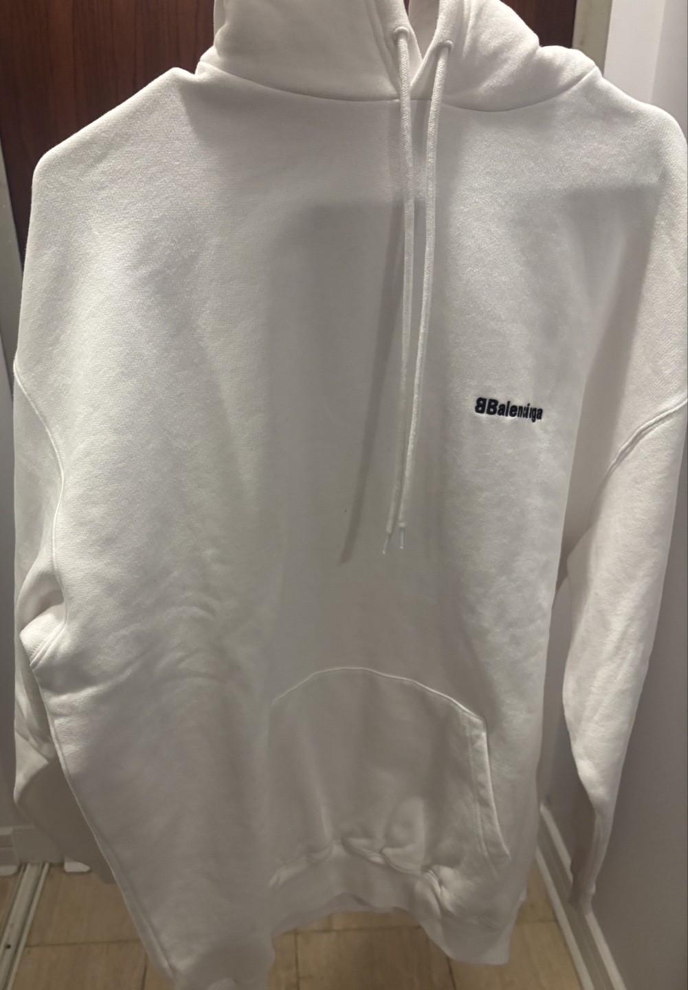 Balenciaga White Hoodie