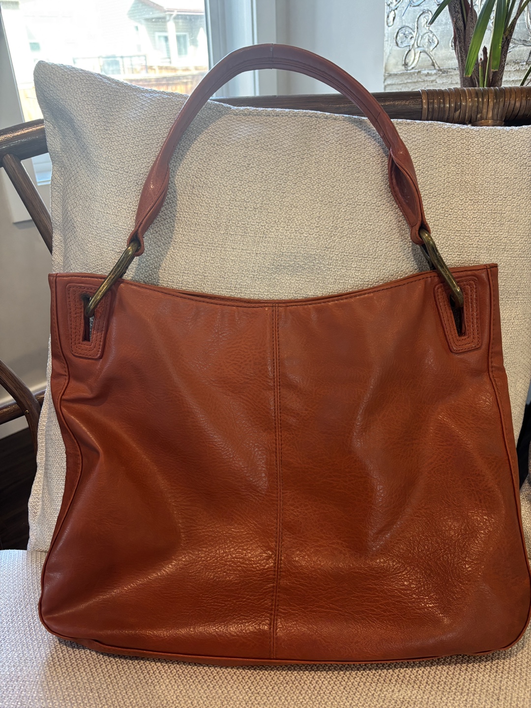 Matt & Nat Burnt Orange vegan Leather Shoulder Bag 💚 - photo 2