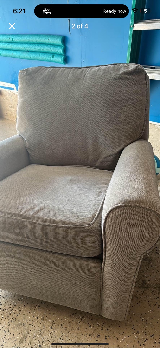 Grey Recliner Chair BUYBUYBABY
