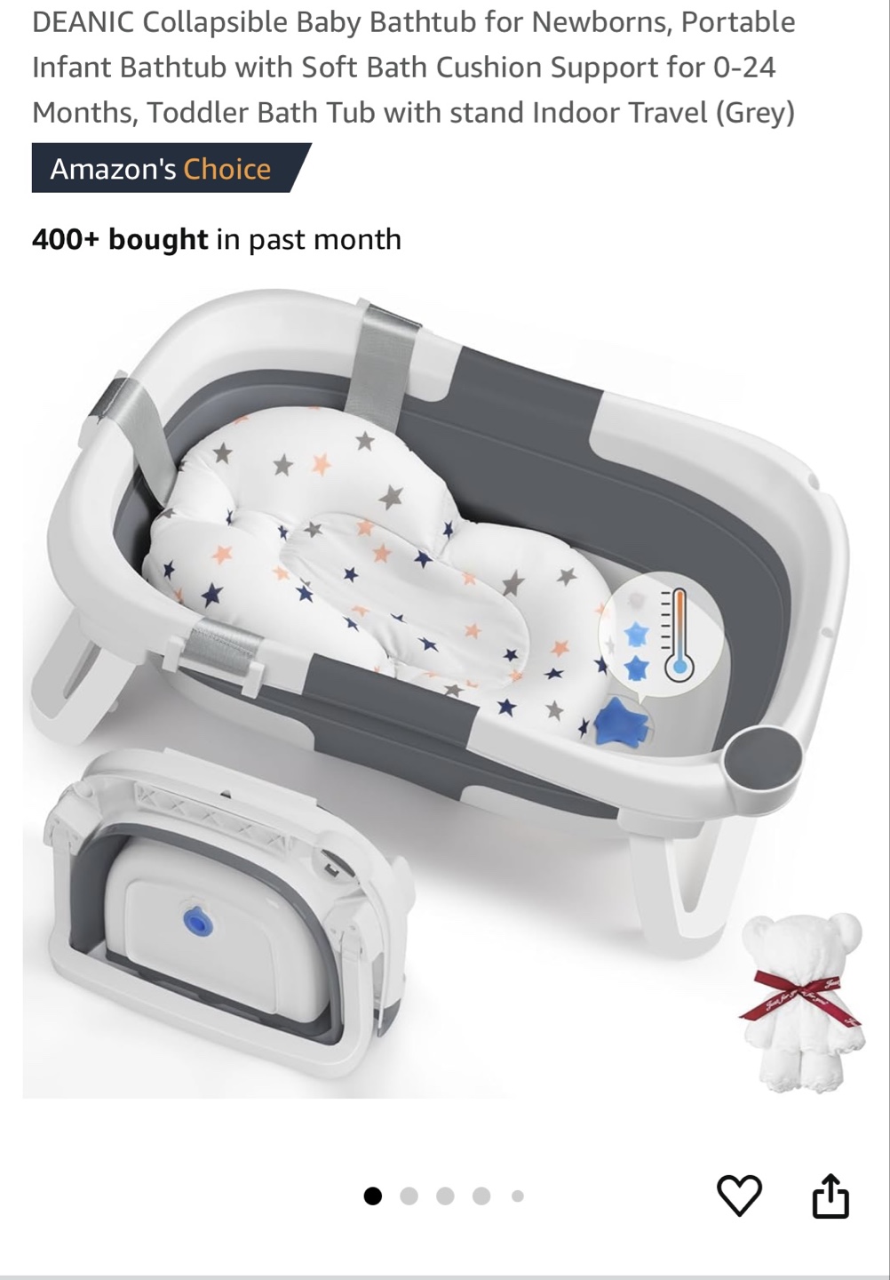 Baby Bath Tub with Newborn Support - photo 5