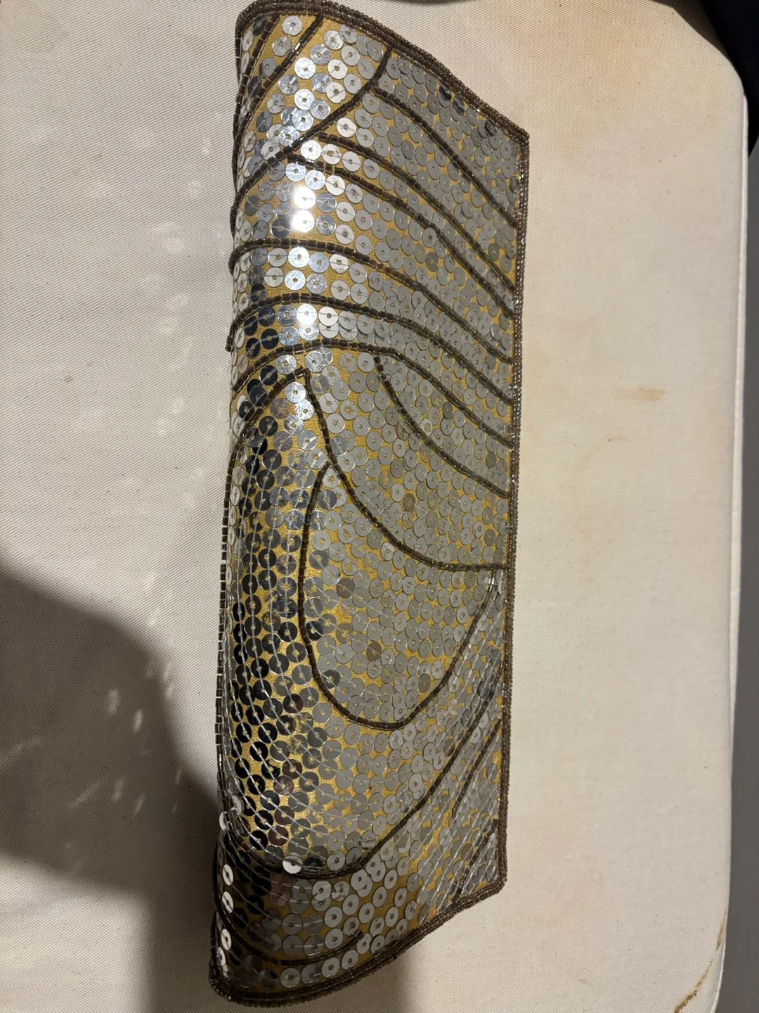 Sequin and Beaded Evening Clutch thumbnail