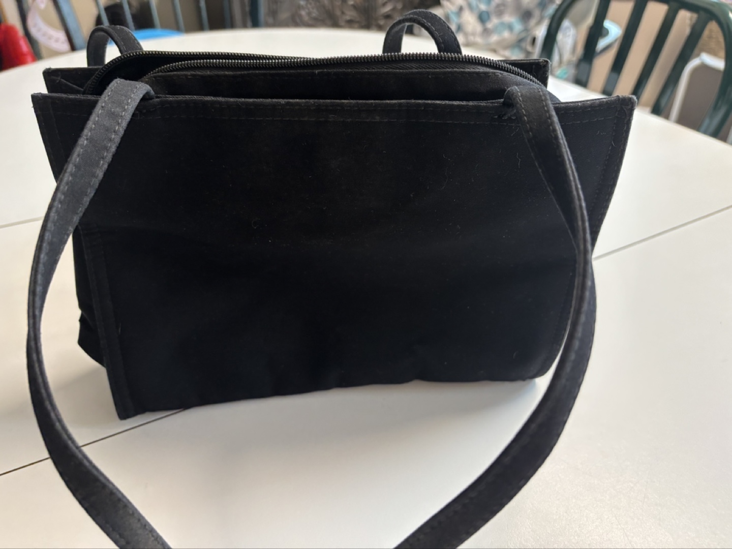 Black Handbag with Shoulder Straps - photo 2