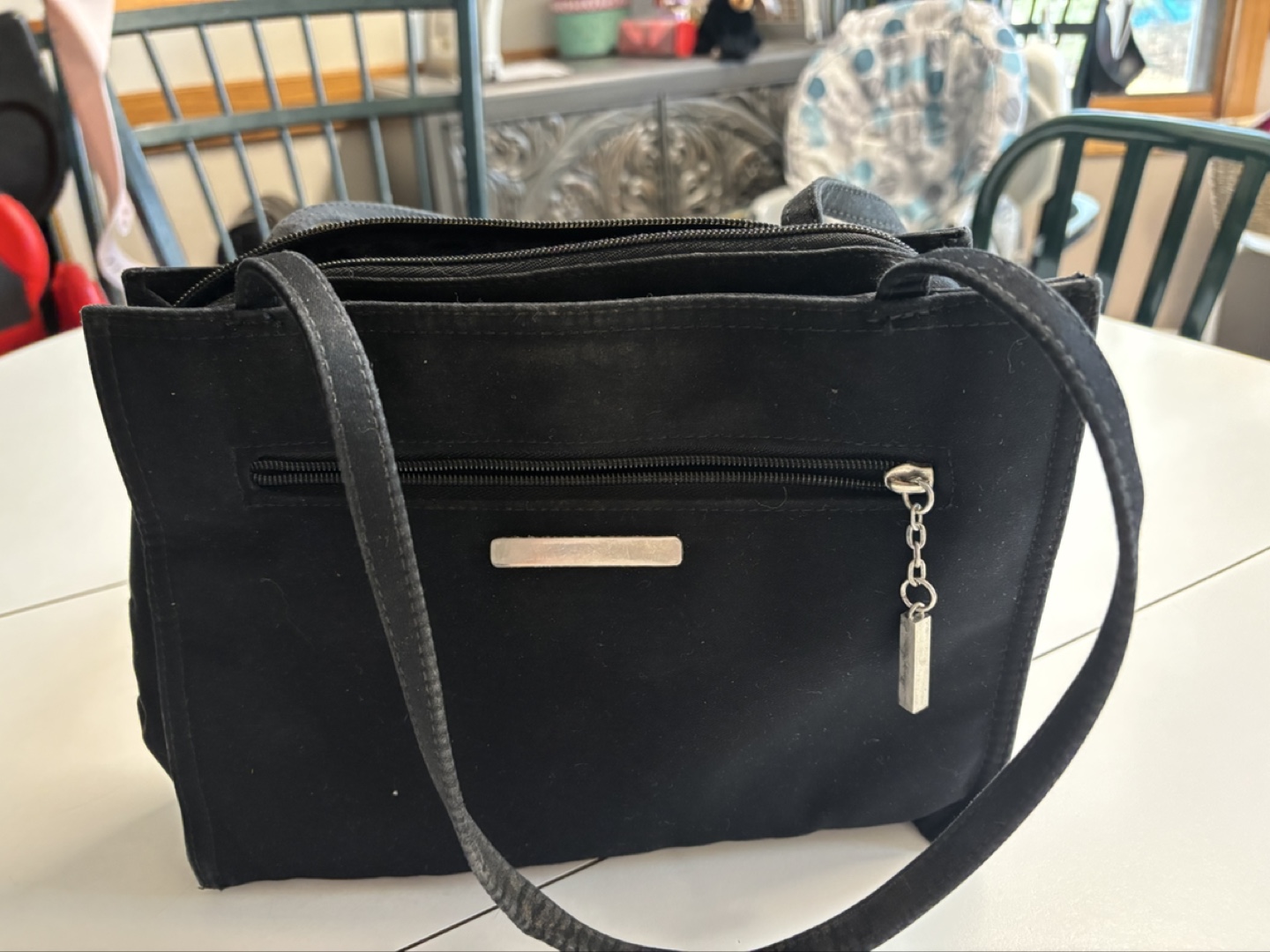 Black Handbag with Shoulder Straps