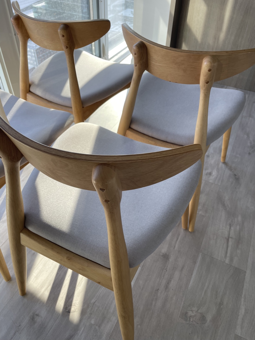 Set of 4 Upholstered Side Chairs – Stylish & Practical - photo 4