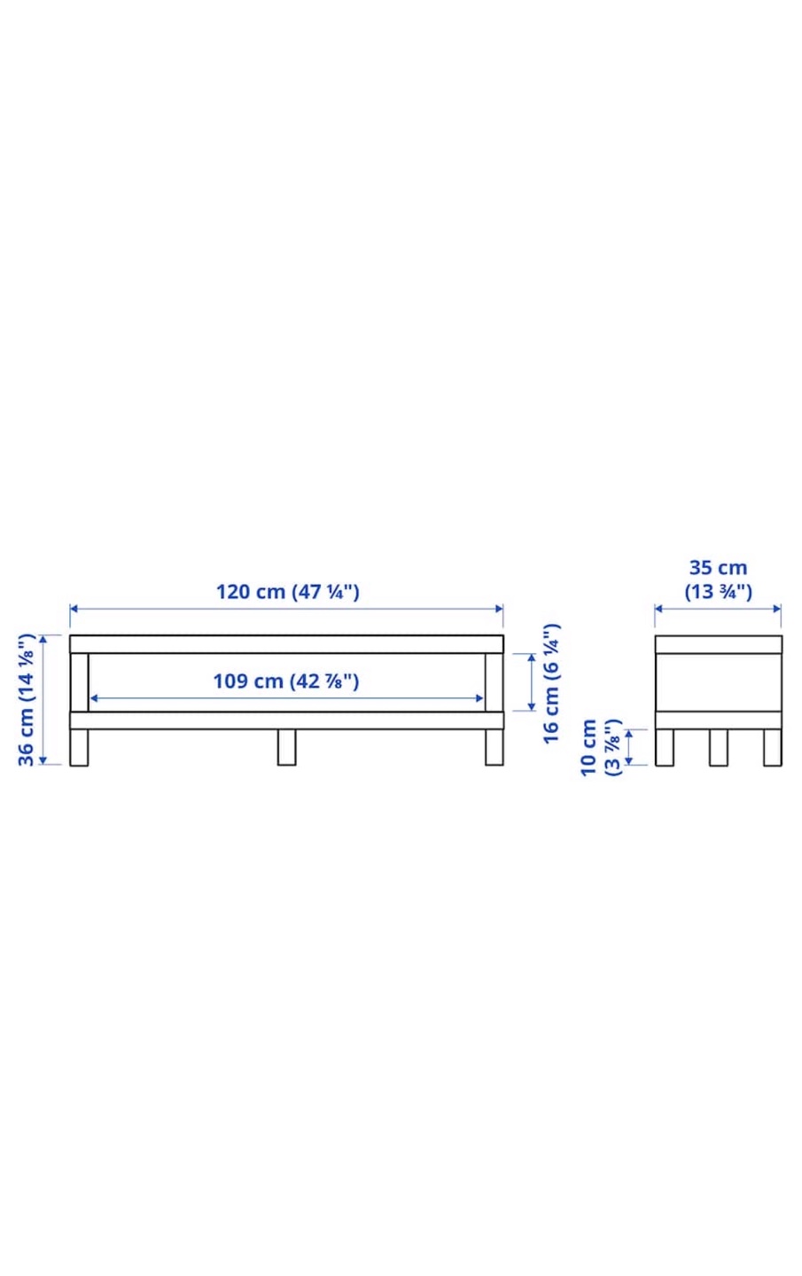 IKEA Lack TV bench - photo 3