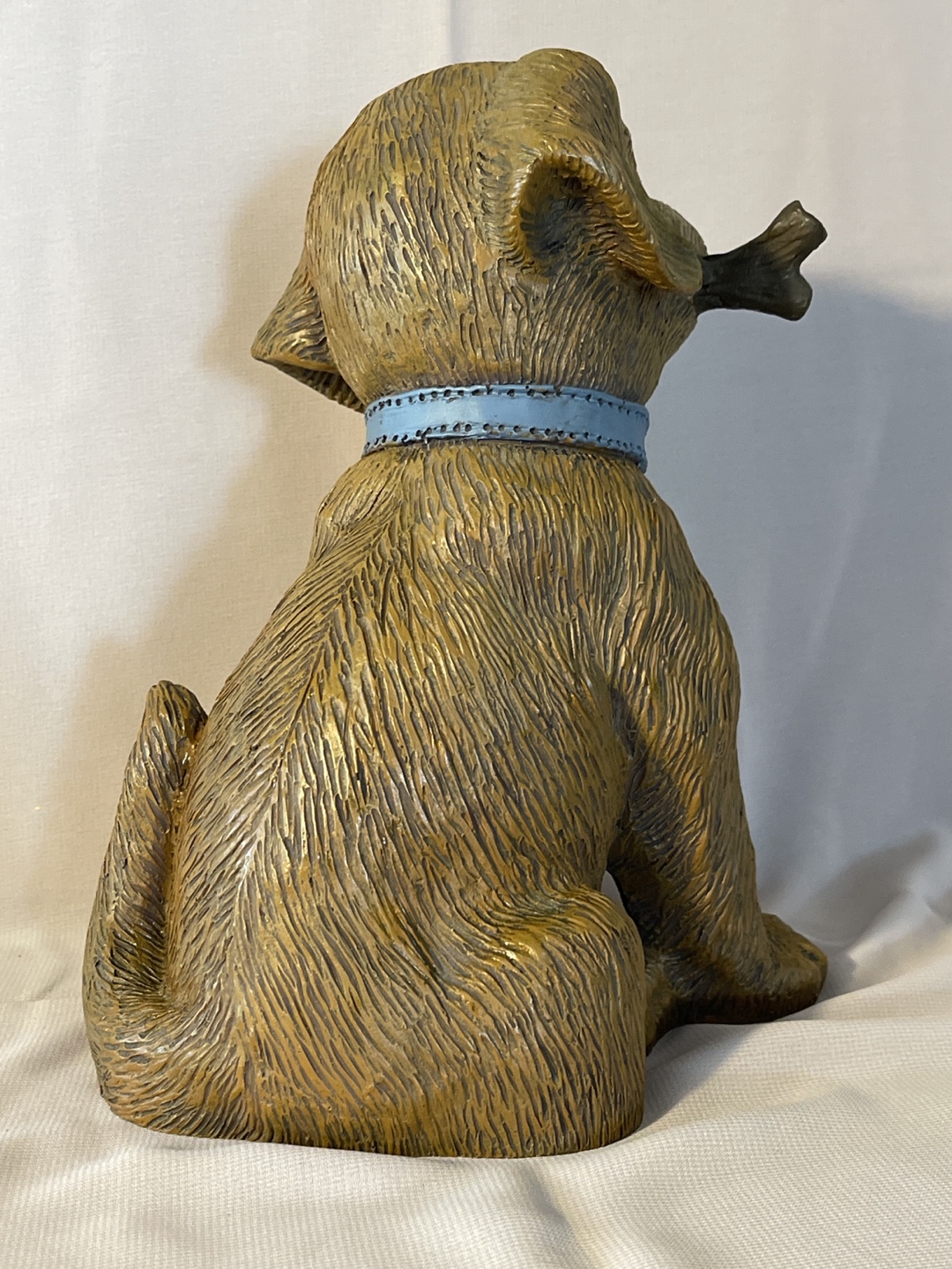 Adorable Motion Sensor Puppy Figurine with Bone - photo 2
