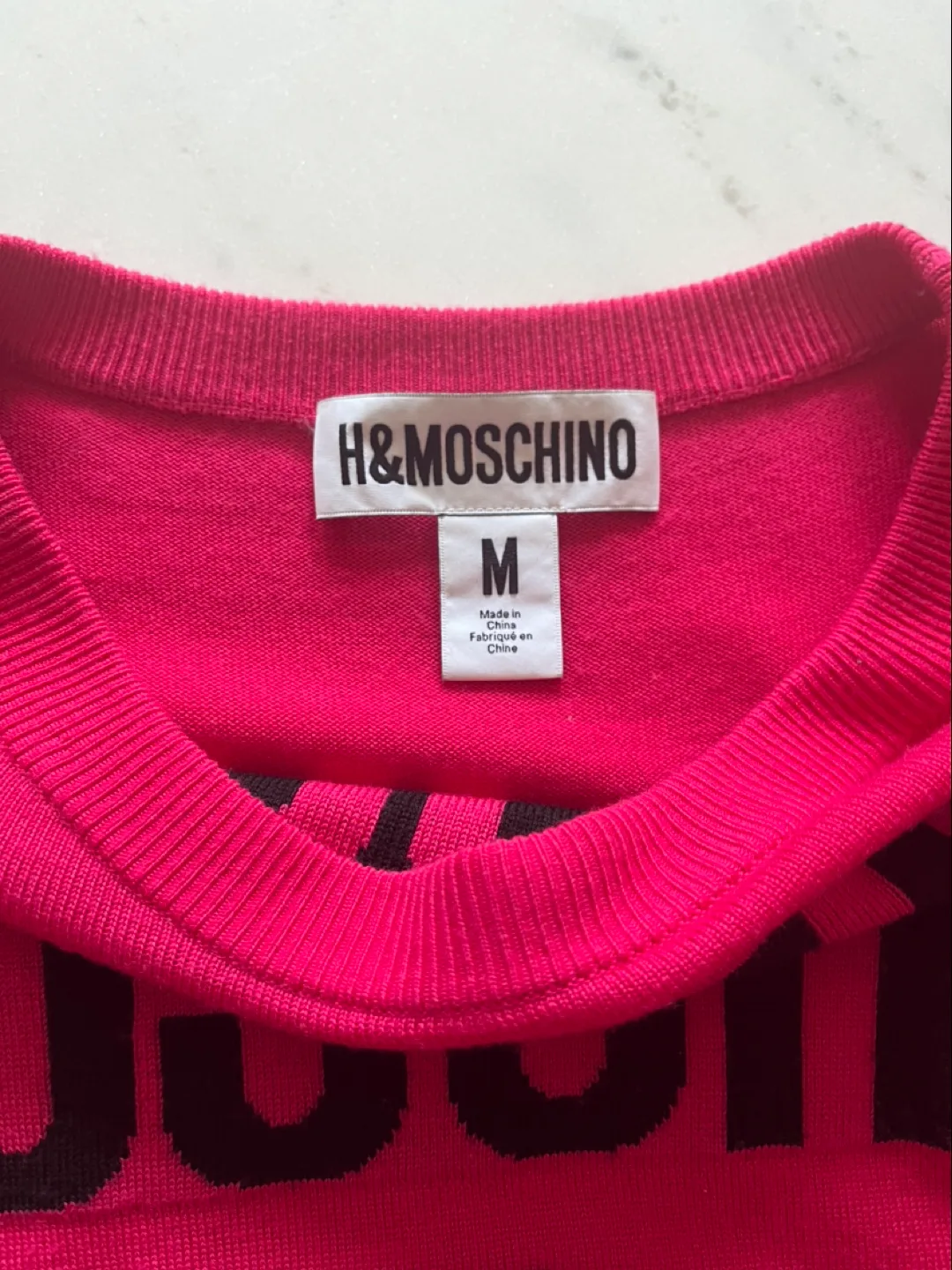 H&M x Moschino Disney - Pink Minnie Mouse Sweater Dress image indicator(3)