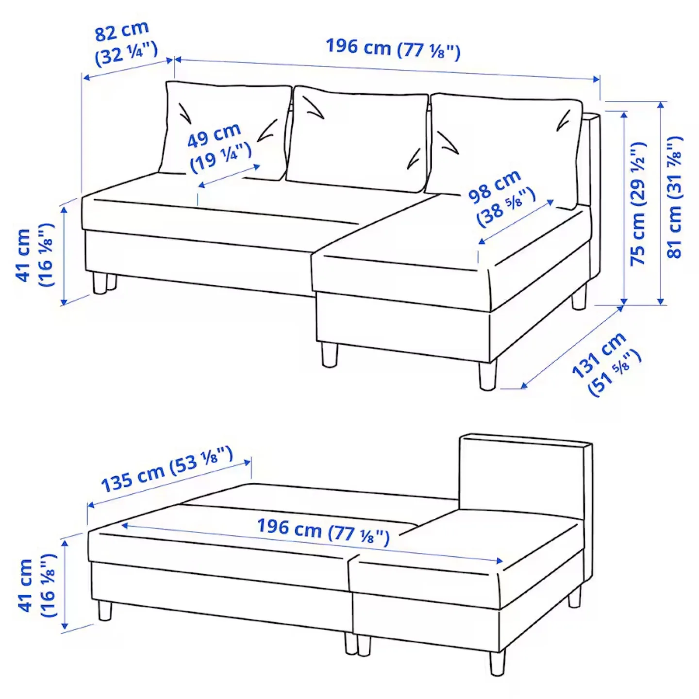 IKEA VALLENTUNA Sectional Sofa - Dark Grey image indicator(4)