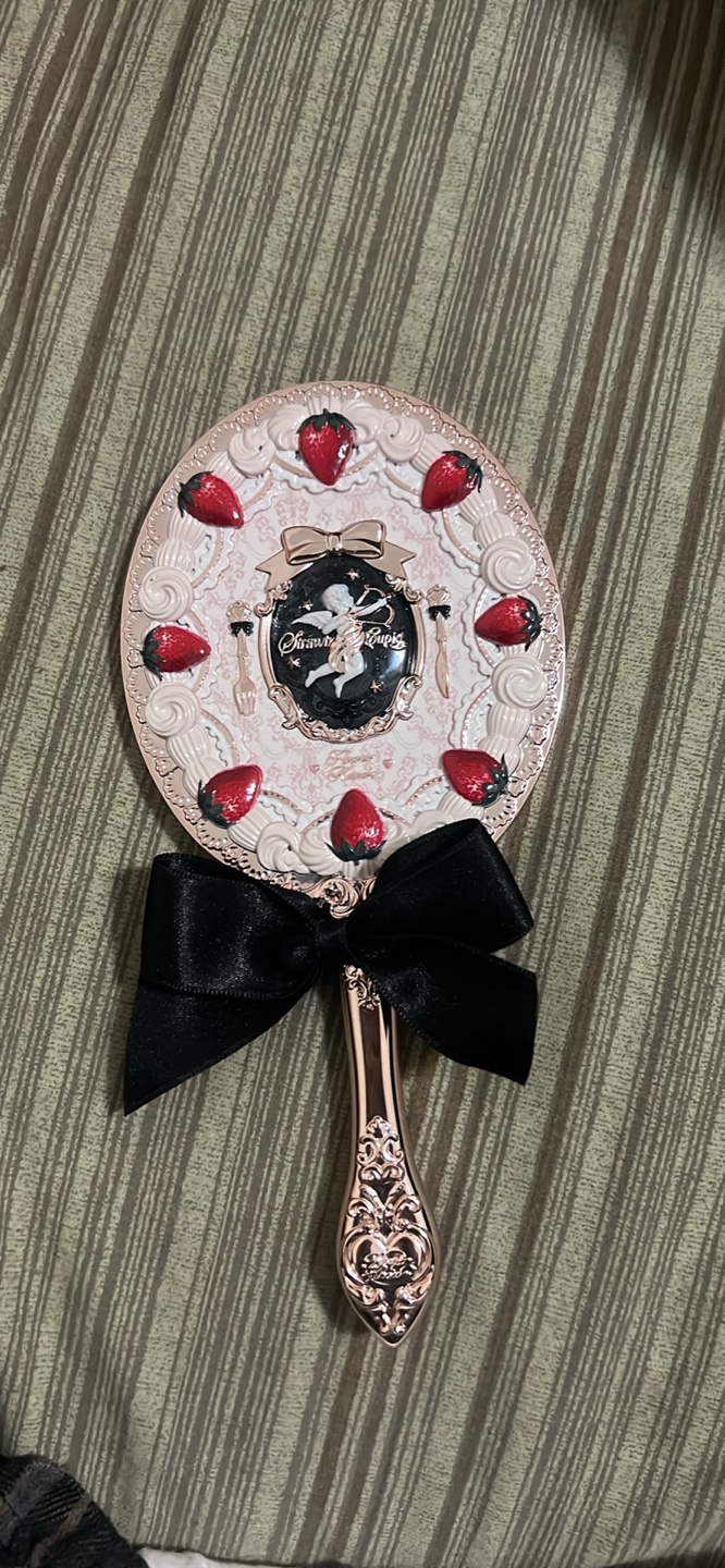 Strawberry Design Handheld Mirror